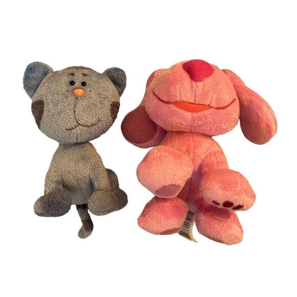 TY Periwinkle & Magenta Plush Set Nickelodeon Blues Clues Soft Stuffed Animals 6 - Picture 6 of 6